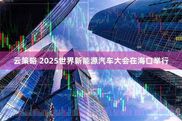 云策略 2025世界新能源汽车大会在海口举行